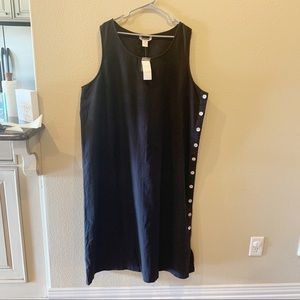 NWT Maggie Barnes Plus Linen/Cotton Dress